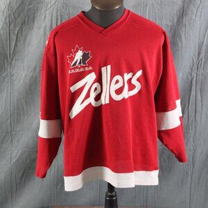 Vintage Hockey Jersey - Zellers Club Z Hockey Canada - Men's XL